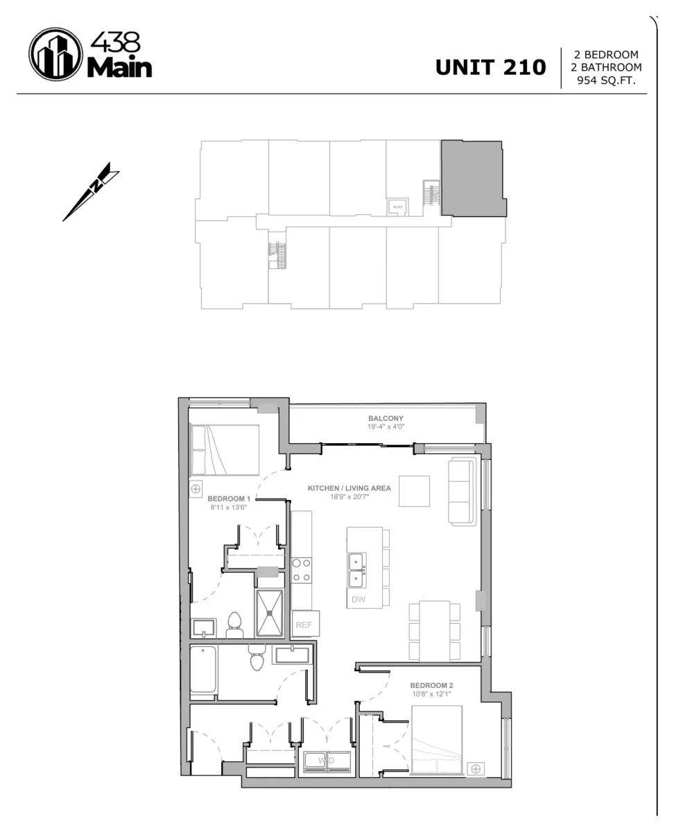 Residence 210 floor plan