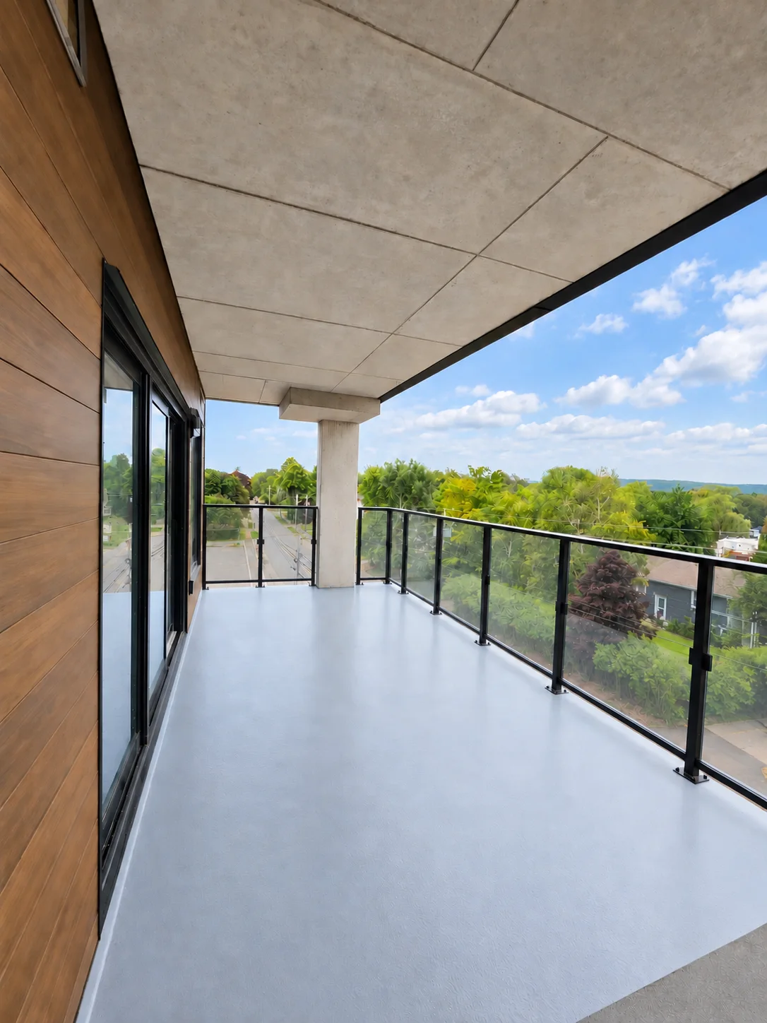 Private balcony